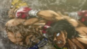 Takamura vs Hawk in Hajime no Ippo: New Challengers